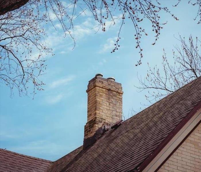 chimney on top of a house